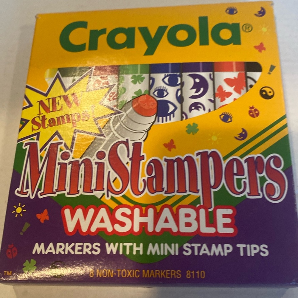 Vintage 1995 Crayola Mini Stampers